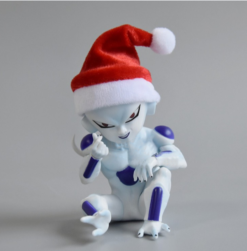 Dragon Ball Frieza Figure with Christmas Hat