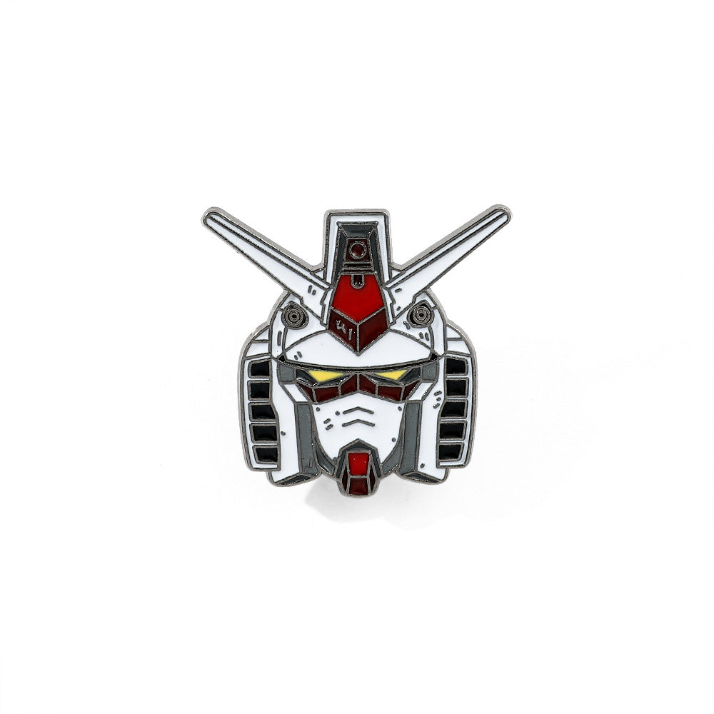 Creative Cartoon Robot Gundam Metal Badge Pin ANIMATE