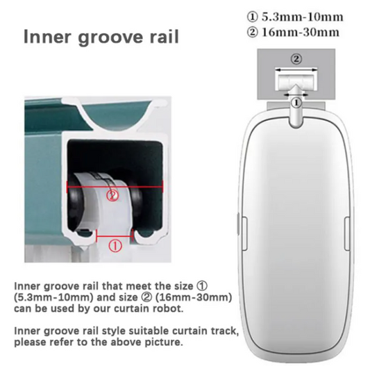 Smart Drape Bluetooth Wireless Automatic Curtains controller machine