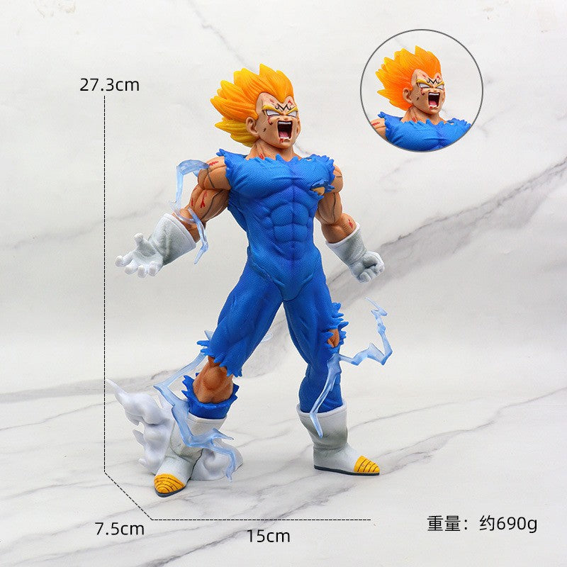 Dragon Ball Super Saiyan Action Figures - Goku & Vegeta
