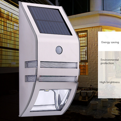Solar powered Wall Light with Motion Sensor