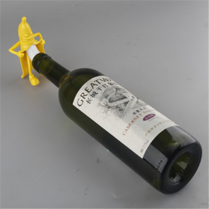 Banana Man Red Wine Bottle Vacuum Sealer Stopper