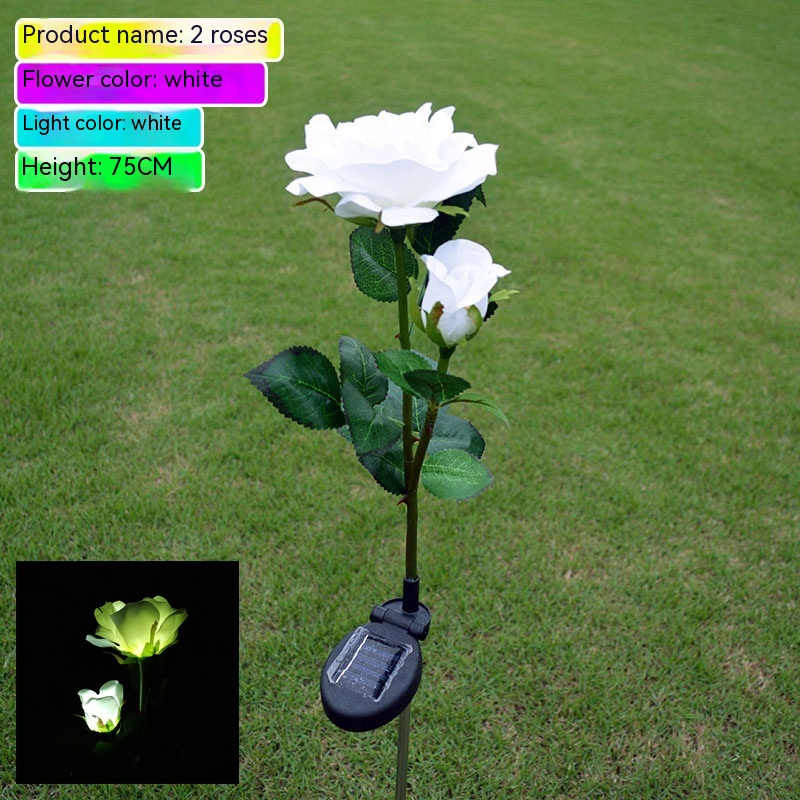 Solar-Powered LED flower shape Garden Light