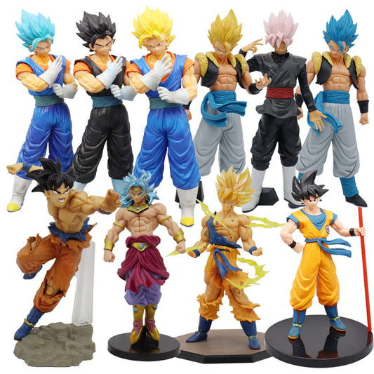 Dragon Ball Super Saiyan Action Figures - Goku & Vegeta