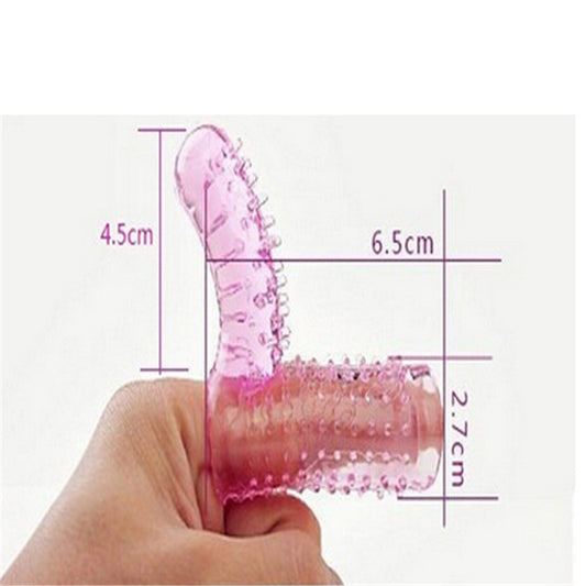 Adult silicone Thumb Sleeves for Intimate Pleasure couple date massage
