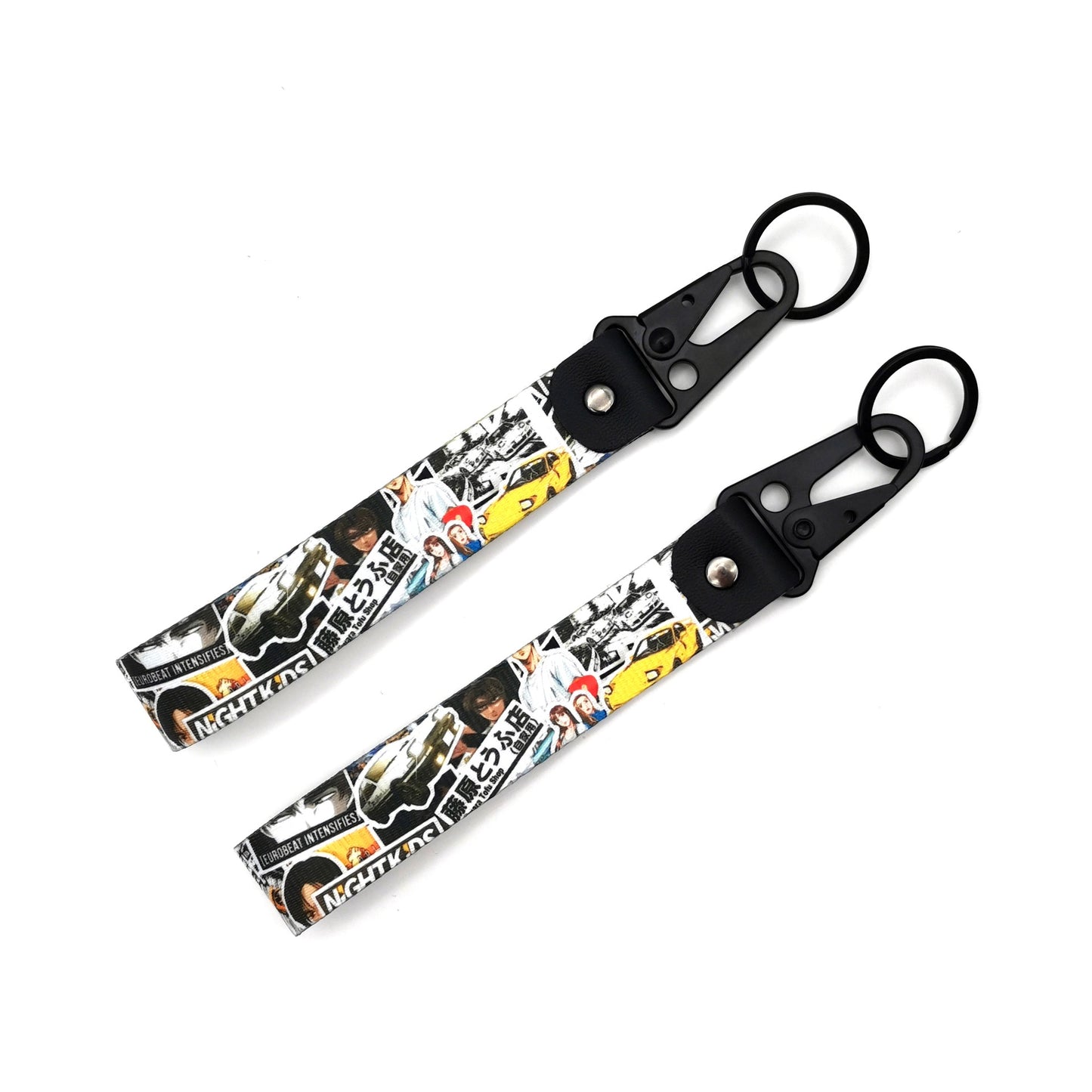 JDM Culture Keychain Wrist Strap with Digital Print 19.5cm x 2.5cm