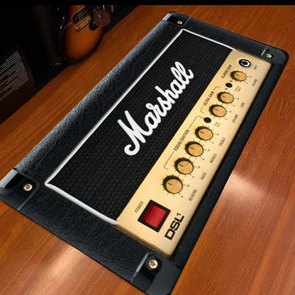 Marshall Rocking Guitar Floor Mat for Bedroom Living Room
