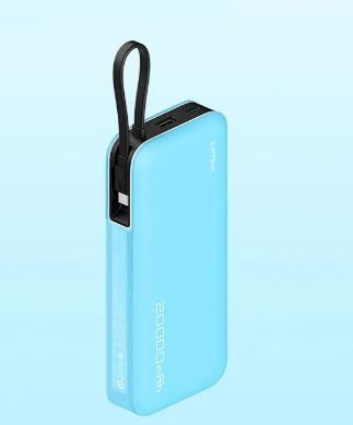 20000 MA  Fast Charge Power Bank 74Wh Type-C USB-A DUAL OUTPUT