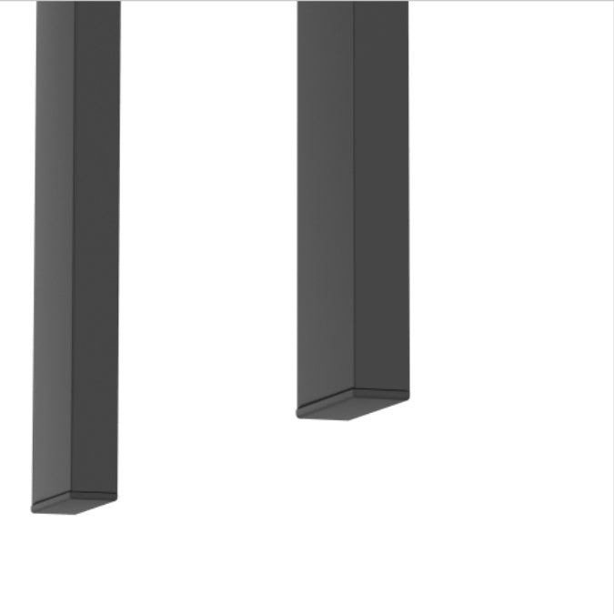 Modern Tempered Glass Tea Table Coffee Table End Table Square Table For Living Room, Transparent Black