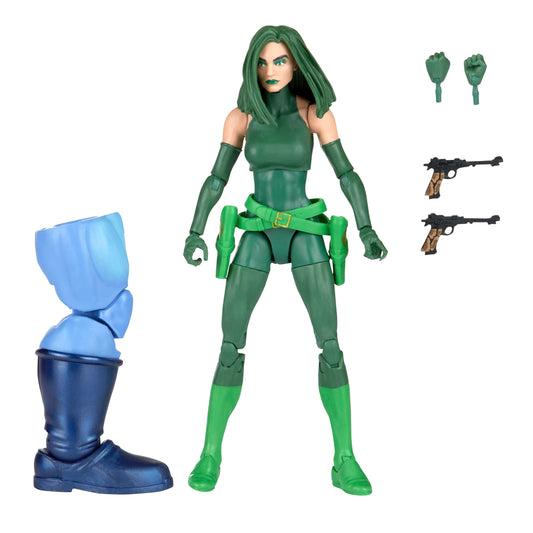 Marvel Legends Series Madame Hydra Comics Action Figure 6-Inch Collectible Toy 4 Accessories 1 Build-A-Figure Part.