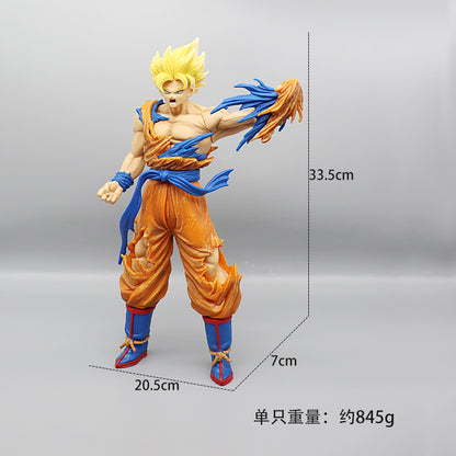 Dragon Ball Super Saiyan Action Figures - Goku & Vegeta