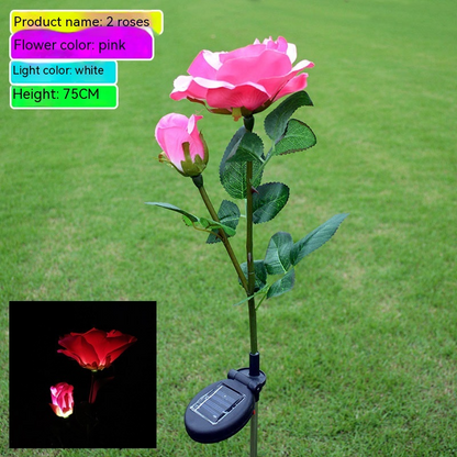Solar-Powered LED flower shape Garden Light