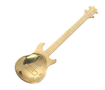 304 Stainless Steel Guitar Coffee Spoon - Creative Gift