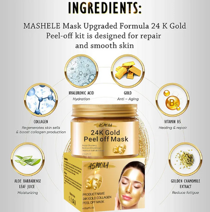 24K Gold Blackhead Removal Mask Deep Cleaning