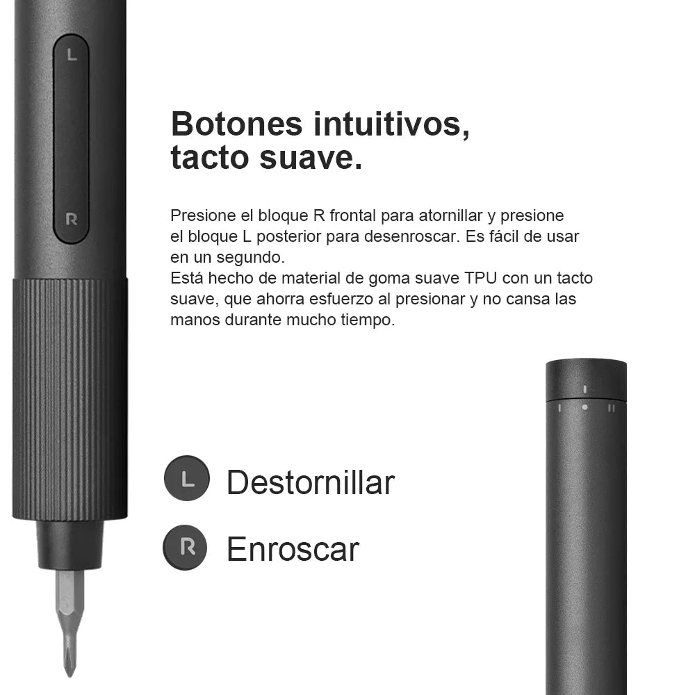 Xiaomi Electrical Precision Screwdriver Kit Type-C Rechargeable 2 Gear Torque 400+ Screw S2 Steel Precision Bit
