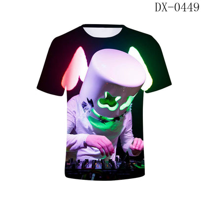 Marshmello 3D Unisex T-Shirt - Trendy DJ Style