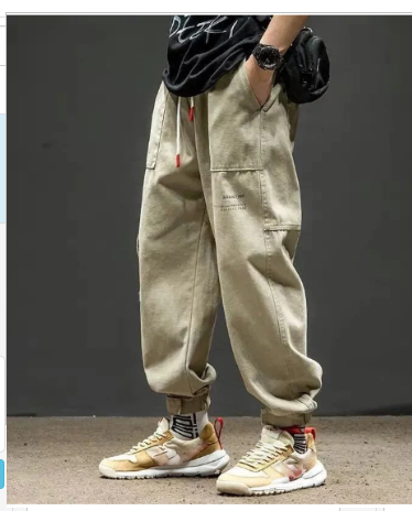 Casual Streetwear Men Cargo Pants (One Piece)
