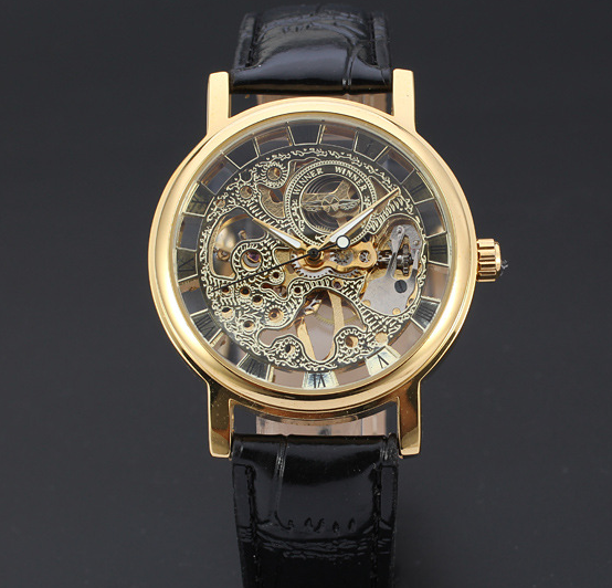 Mechanical Couple Watch Set copper