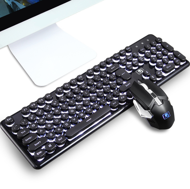 Wireless RGB Gaming Keyboard and Mouse Set mechanical