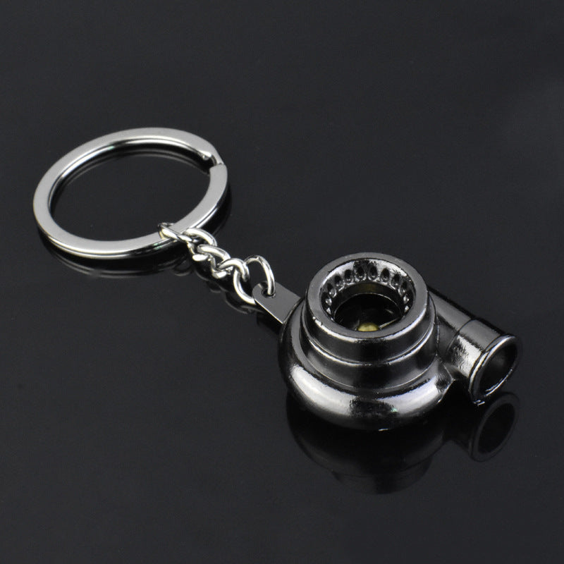 Metal Turbo turbocharger Engine Keychain Accessory