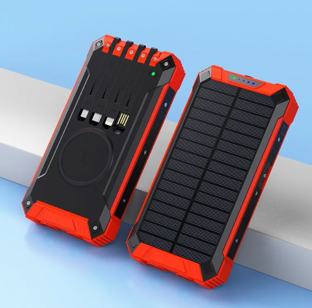Solar Charge Wireless Power Bank 10000mah / up