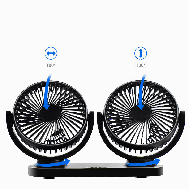 12V/24V USB Car Fan for Heavy Trucks
