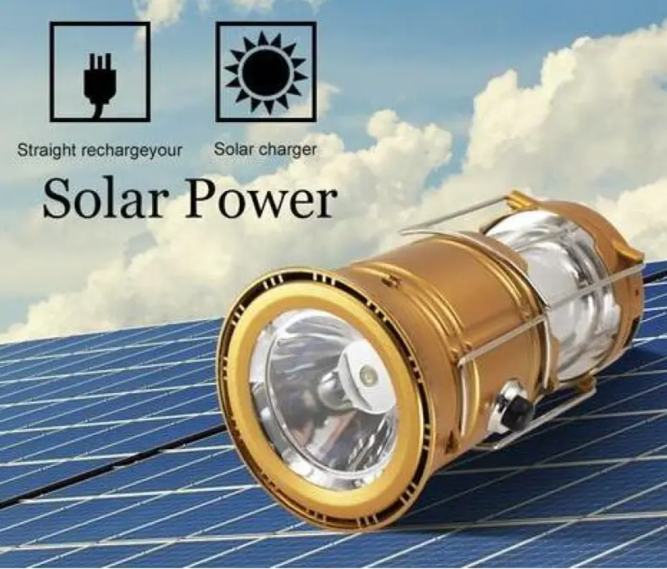 Solar powered LED Camping camp Light