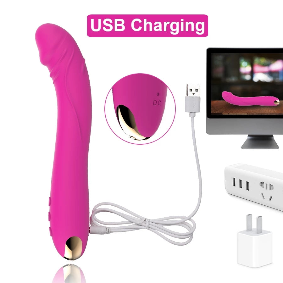 G-Spot Vibrator Stick for Female Orgasm and Pleasure adult toy massage couple