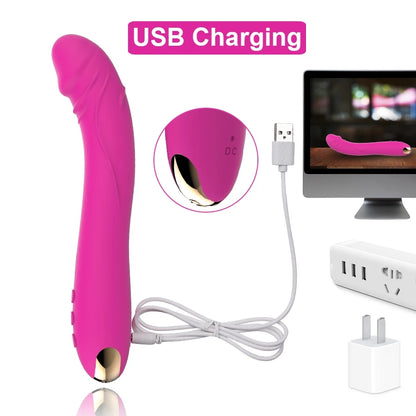 G-Spot Vibrator Stick for Female Orgasm and Pleasure adult toy massage couple