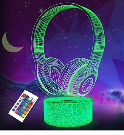 3D Guitar + other Musical instruments Model Night Light with USB and Battery