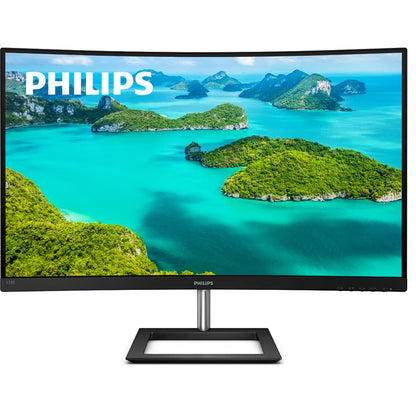PHILIPS 328E1CA 32" Curved Monitor 4K UHD 120% SRGB Adaptive-Sync Speakers VESA 4Yr Advance Replacement Warranty
