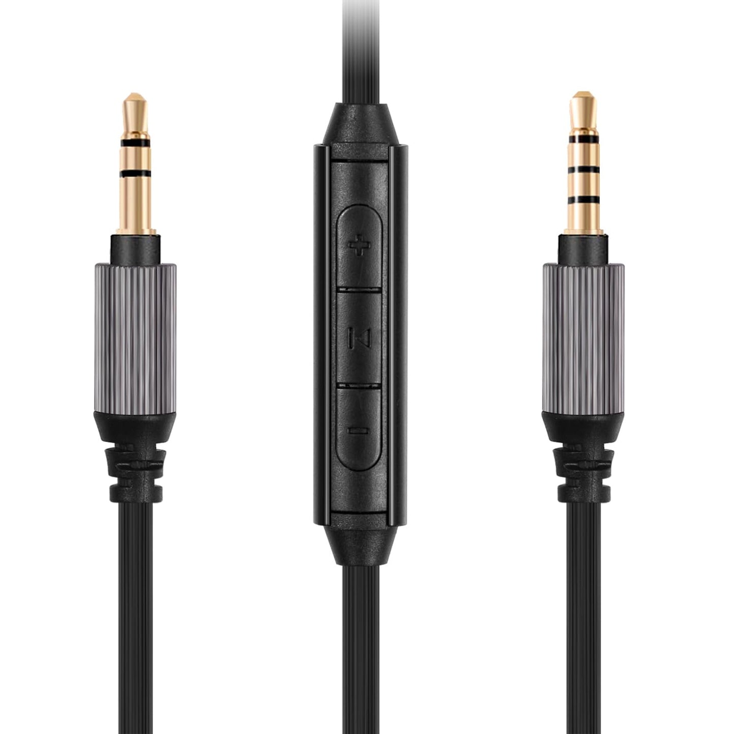 FAAEAL WH-1000XM5 Audio Cable Compatible with Sony WH-1000XM4/XM3 MDR-1AM2 Technica ATH-M50xBT ATH-ANC7B Headphonesin-line mic Control Extension Aux Cord 4.9ft w/mic