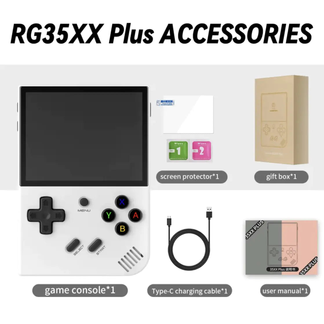 RG35XX PLUS Portable Handheld Game Machine Vertical Retro Handheld Game Machine
