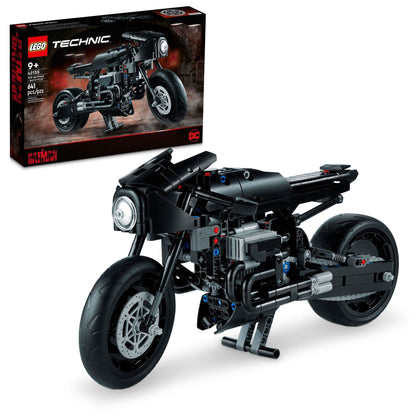 LEGO Technic The Batman – BATCYCLE Set 42155 Collectible Toy Motorcycle Scale Model Building Kit of The Iconic Super Hero Bike from 2022 Movie