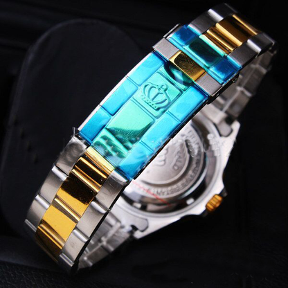Stylish Men's Quartz Watch with Date Function (Green) 4cm various colors