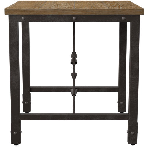 vintage Jersey End Table 23x23x24inch