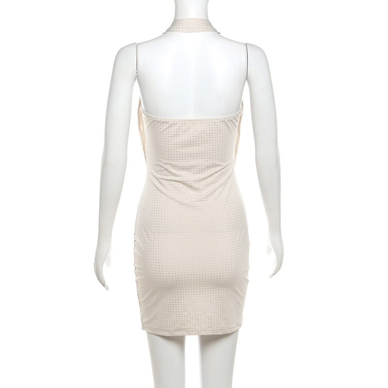 Sexy Backless Halter Sheath Dress woman women date couple party night clubbing