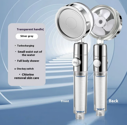 High pressure Turbo Handheld Shower head with filter