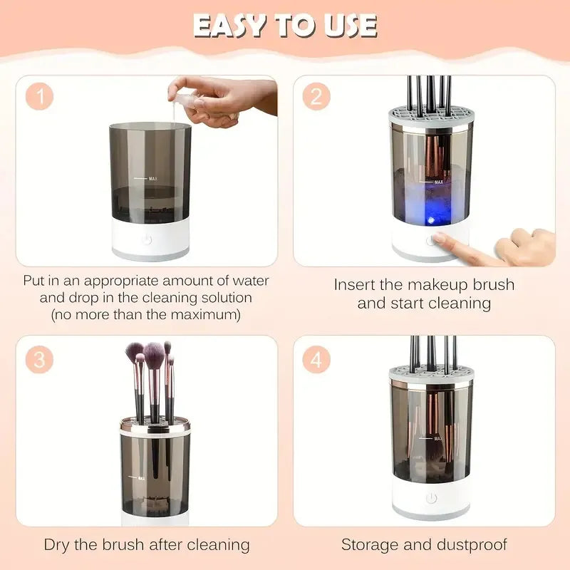 Automatic Makeup Brush Cleaner usb powered