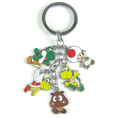Super Mario and other anime Keychain valentine couple birthday date gift