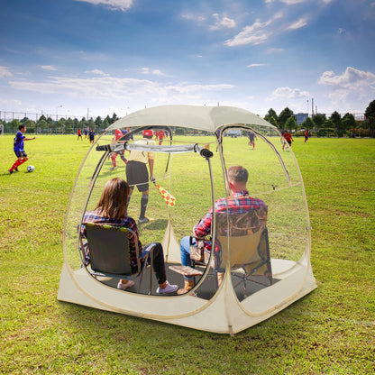 Sports Tent All Weather Pod Instant Tent Shelter 4-5 Person Pop Up Bubble Tent Outdoor Rain Tent Events Camping Fishing