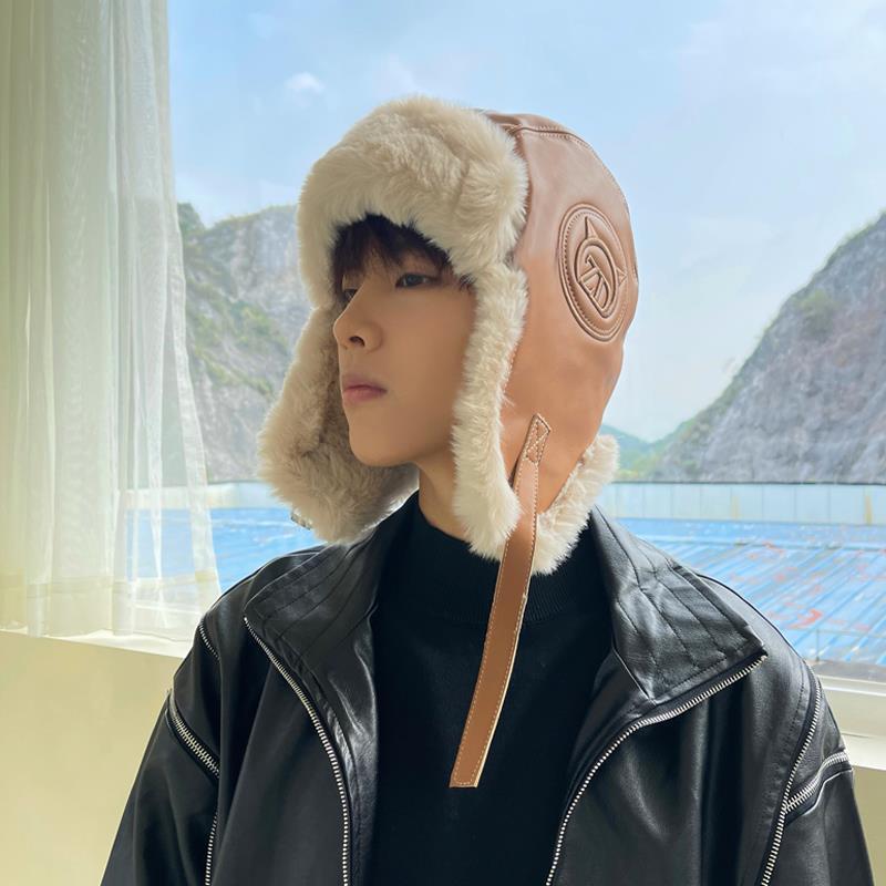 Men's Trendy Electric Bike with Cold Protection Hat