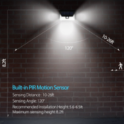 Solar powered Wall Lamp Light