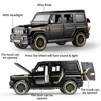 1:24 Off-Road Vehicle Model for Kids - G-Class Brabus 21cm