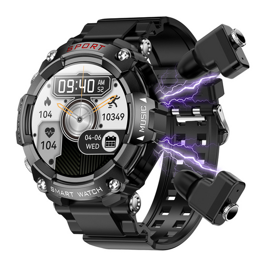 Smart Watch built-in MP3 player built in wireless Bluetooth headphones