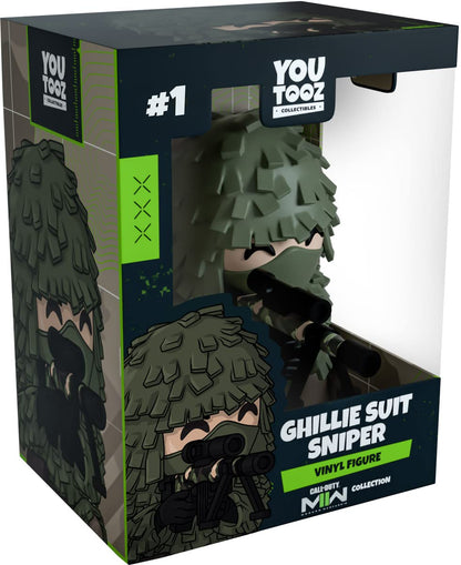 Youtooz Ghillie Suit Sniper 4.2" Vinyl Figure Official Licensed Collectible Ghillie Suit Sniper from Call of Duty: Modern Warfare 2 Video Game Figure Modern Warefare 2 Collection