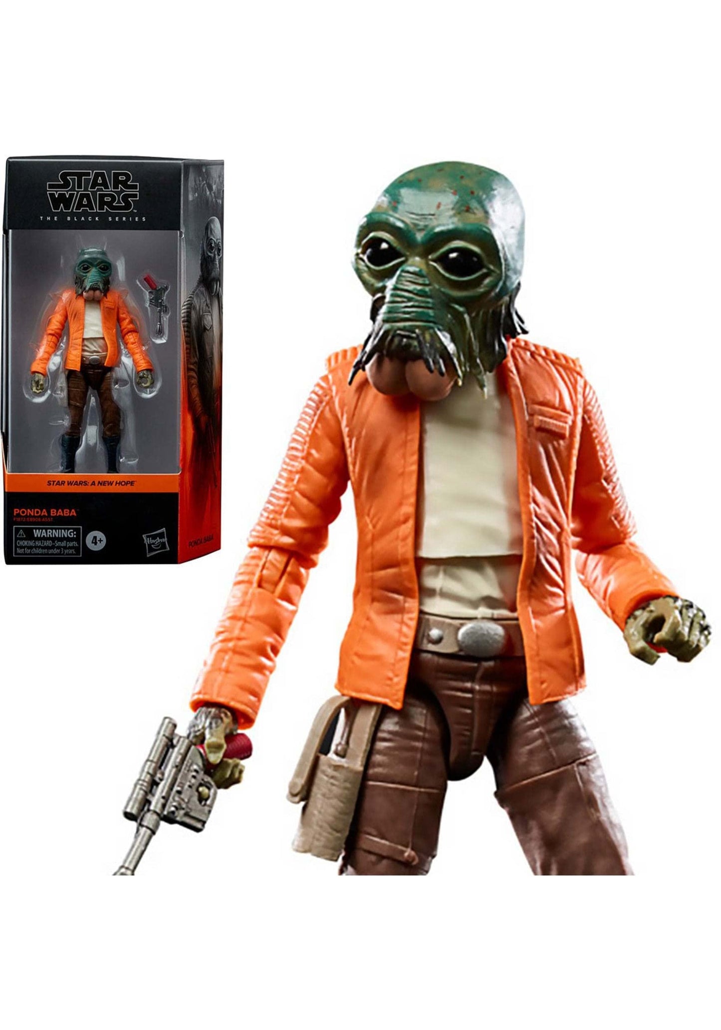 STAR WARS The Black Series Ponda Baba Toy 6-Inch-Scale A New Hope Collectible Action Figure Toys for Kids Ages 4 and Up (F1872)