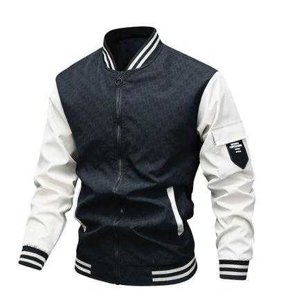 Men Thin Windbreaker Bomber Jacket (One Piece)