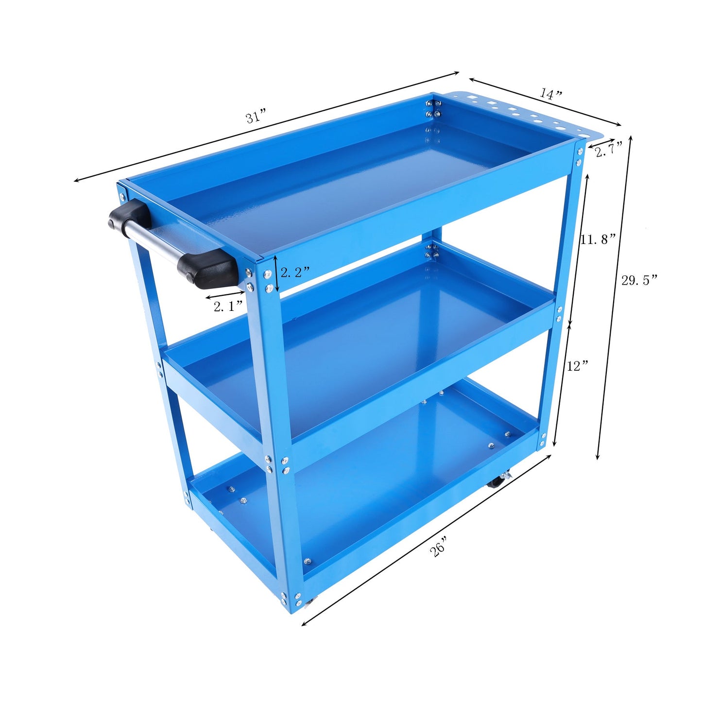 Steel garage Tool Cart