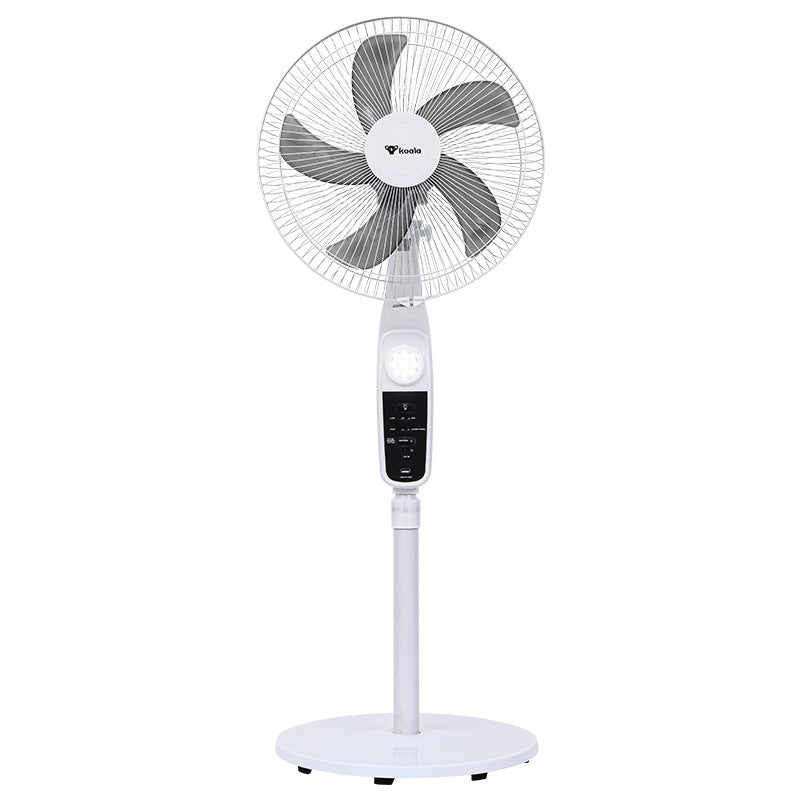 New Solar USB Charging Floor Fan with Light (16 Inch)
